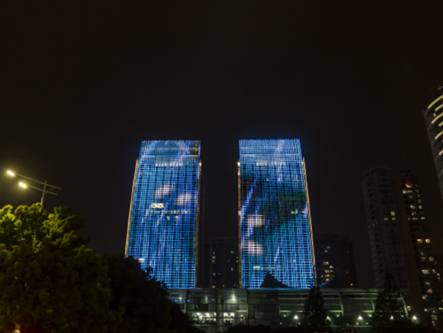 济南楼体灯光